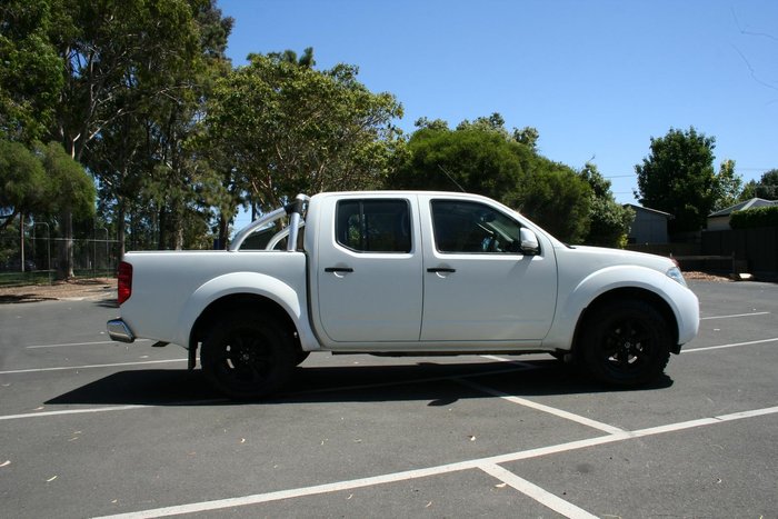 2013 Nissan Navara ST D40 Series 6 4X4 Dual Range Arctic White