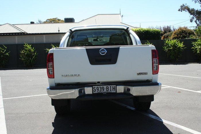 2013 Nissan Navara ST D40 Series 6 4X4 Dual Range Arctic White