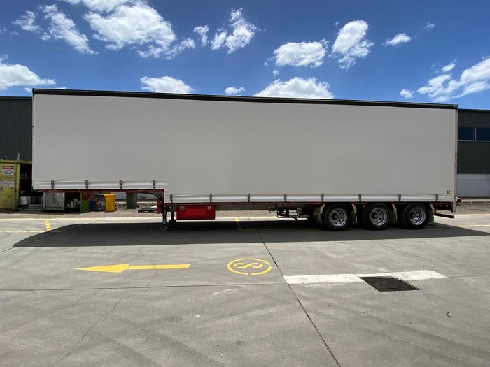 2008 Krueger 34P Drop Deck Mezzanine B Double White