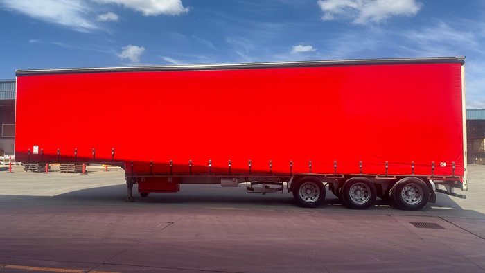 2008 Krueger 34P Drop Deck Mezzanine B Double Red