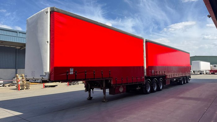 2008 Krueger 34P Drop Deck Mezzanine B Double