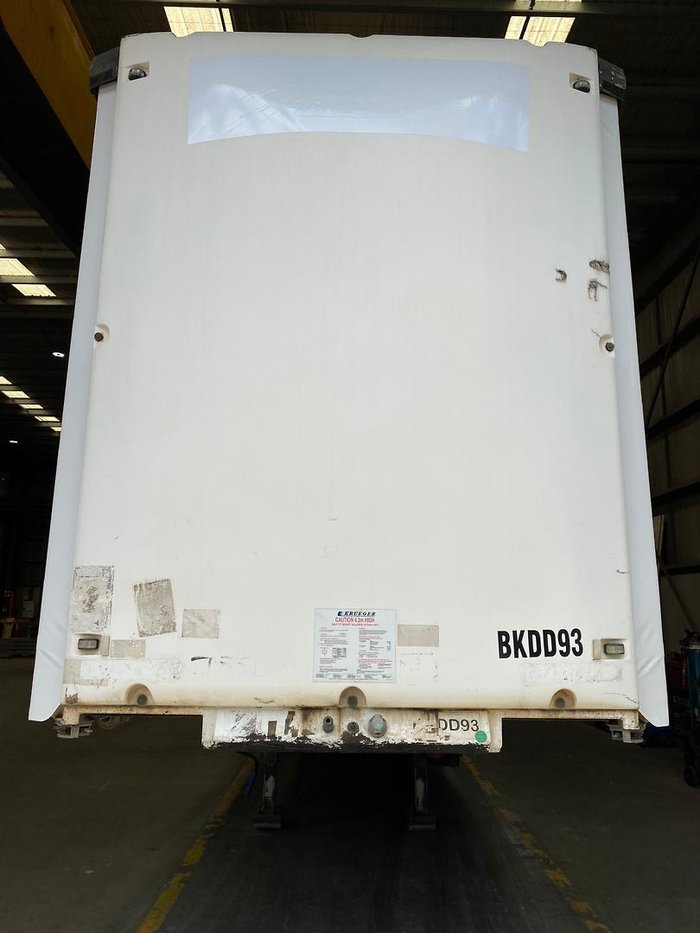 2008 Krueger 34P Drop Deck Mezzanine B Double White