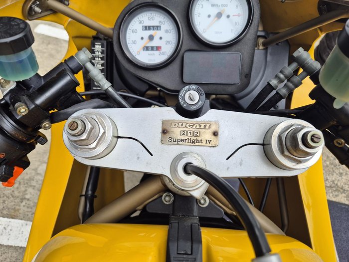 1995 Ducati 900SL Super Light 900 Yellow