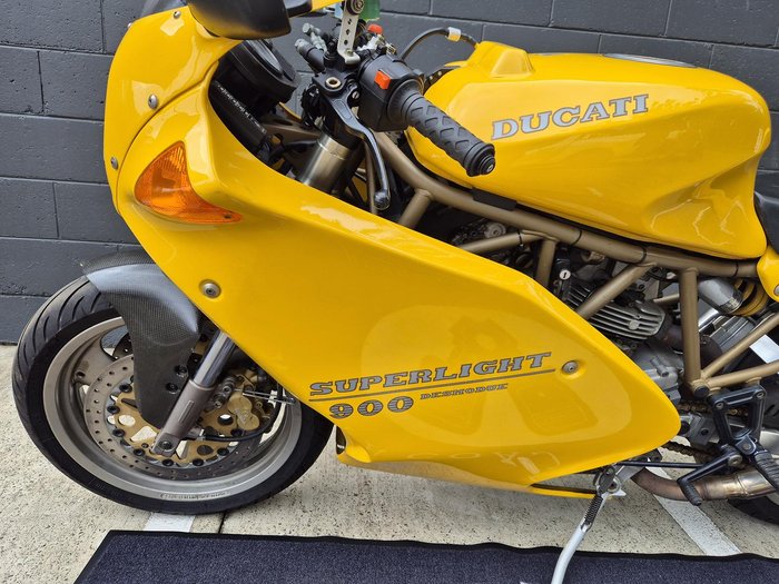 1995 Ducati 900SL Super Light 900 Yellow