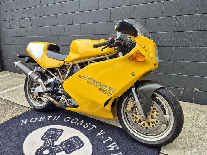 1995 Ducati 900SL Super Light 900 Yellow