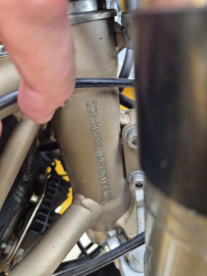 1995 Ducati 900SL Super Light 900 Yellow
