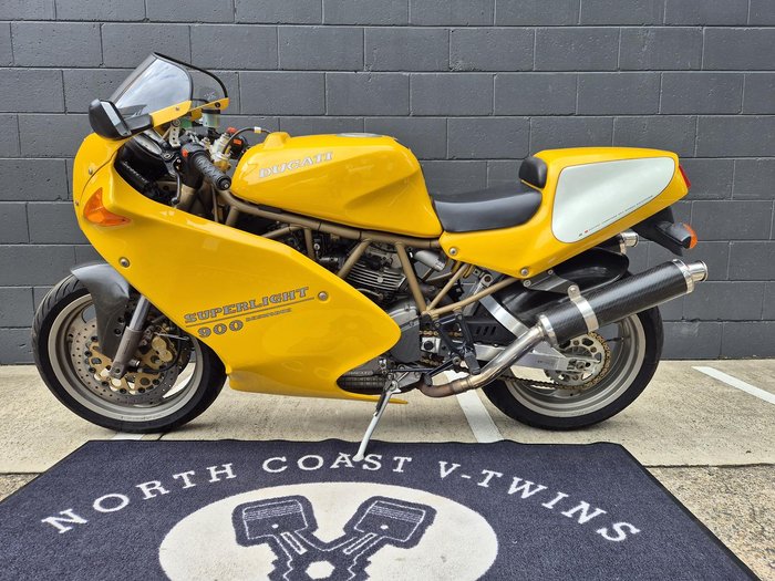 1995 Ducati 900SL Super Light 900 Yellow