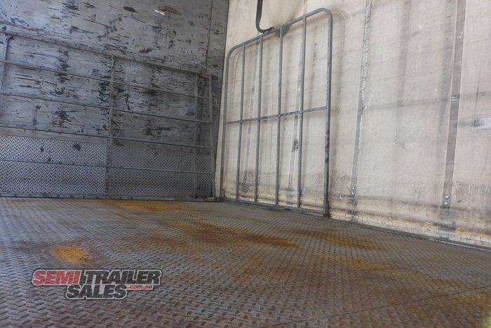 2004 Vawdrey 12 Pallet Dropdeck Curtainsider with Mezz