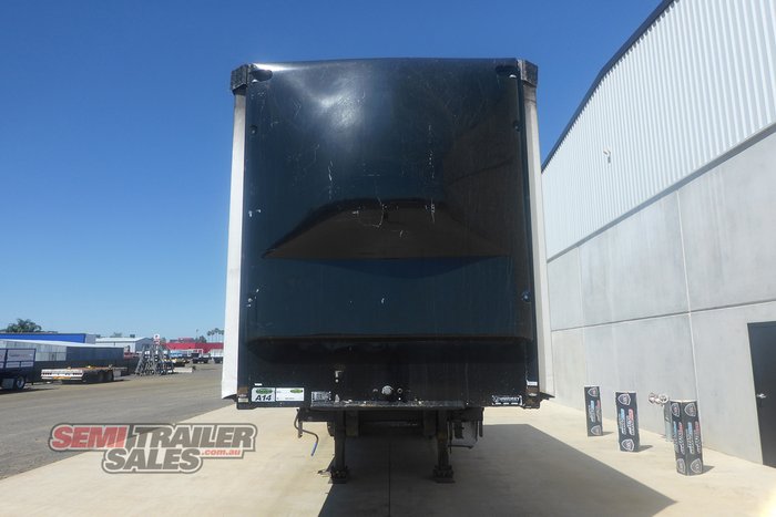 2004 Vawdrey 12 Pallet Dropdeck Curtainsider with Mezz