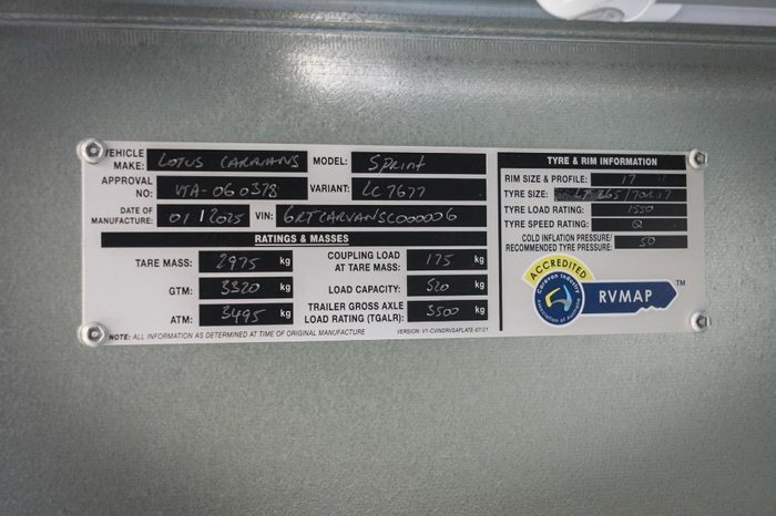 2025 Lotus Caravans Sprint 236