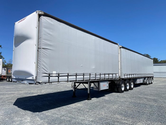 2017 Barker B-Double(34 Pallet) Straight Deck Tautliner