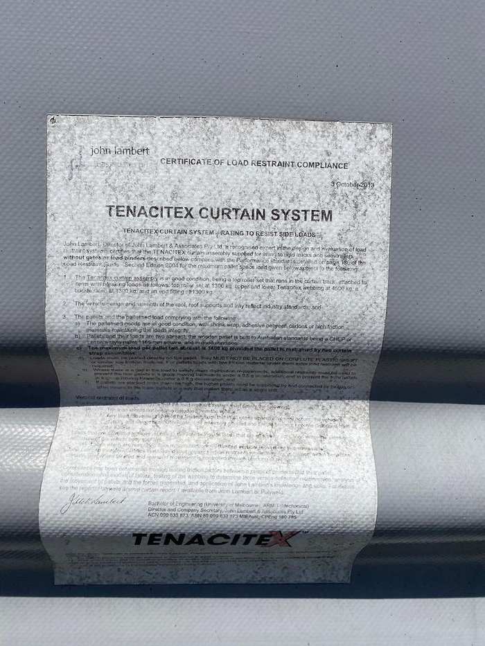 2017 Barker B-Double(34 Pallet) Straight Deck Tautliner