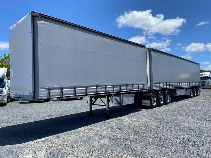 2017 Barker B-Double(34 Pallet) Straight Deck Tautliner