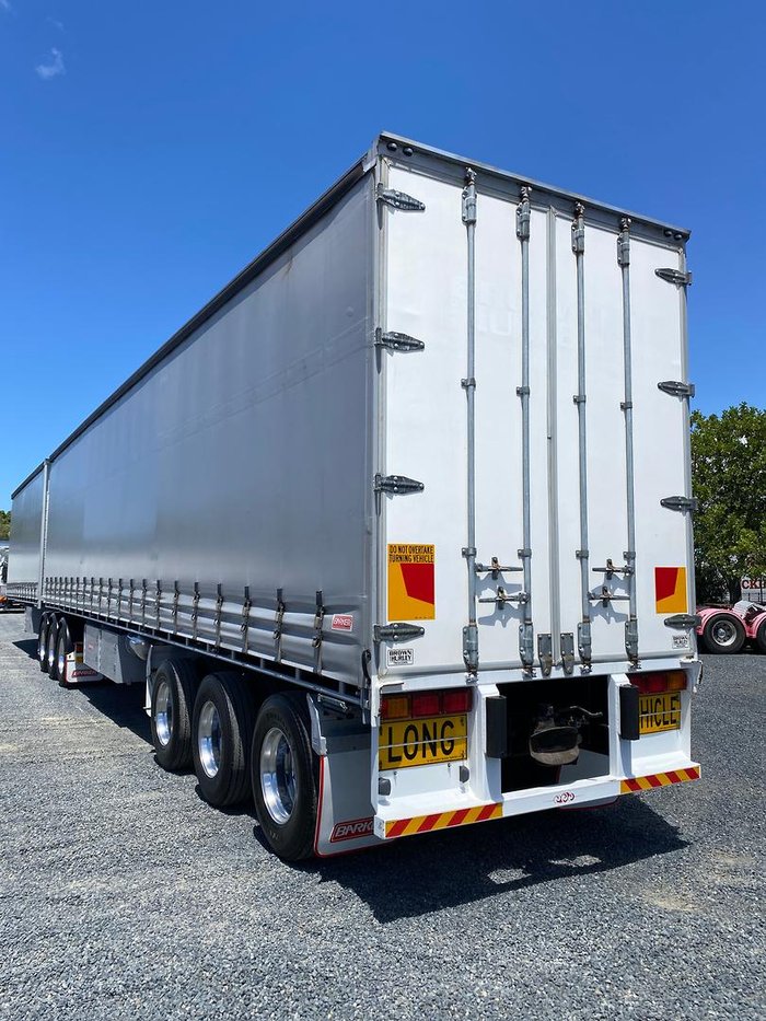 2017 Barker B-Double(34 Pallet) Straight Deck Tautliner
