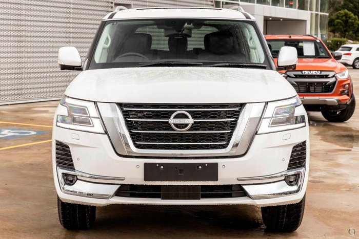 2024 Nissan Patrol Ti-L Y62 MY24 4X4 Dual Range Moonstone White