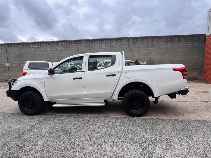 2016 Mitsubishi Triton GLX MQ MY16 4X4 Dual Range White
