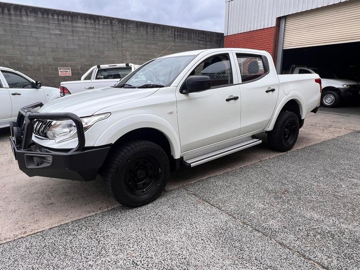 2016 Mitsubishi Triton GLX MQ MY16 4X4 Dual Range White