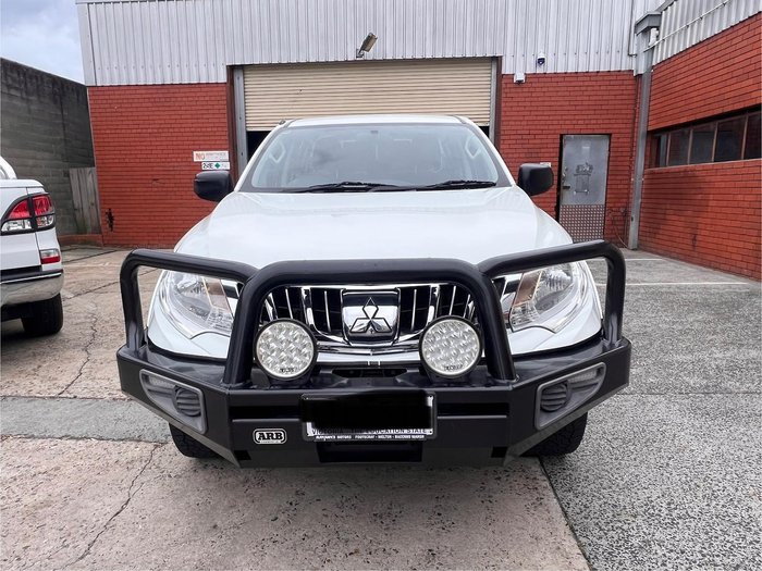2016 Mitsubishi Triton GLX MQ MY16 4X4 Dual Range White