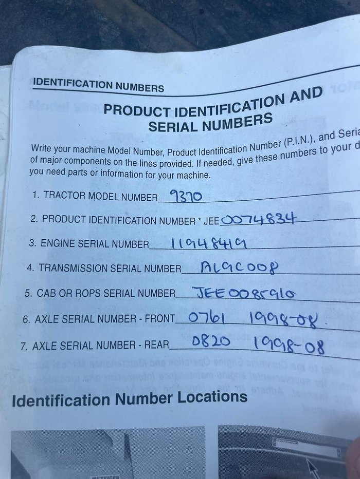 1999 CASE IH Steiger 9370