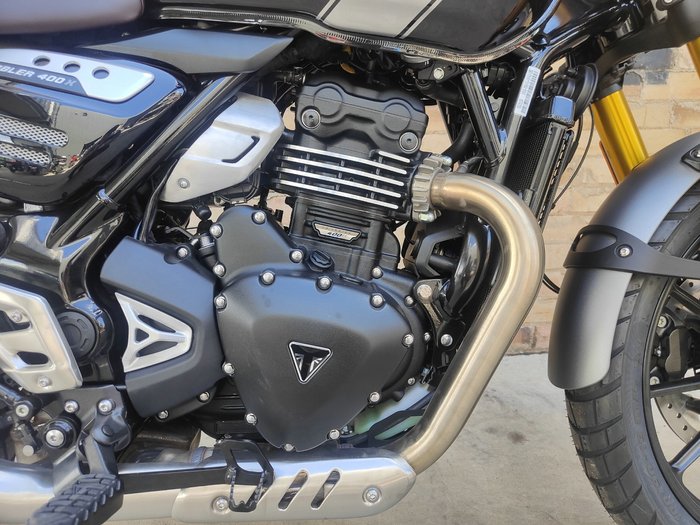 2025 TRIUMPH SCRAMBLER 400 X DUAL PURPOSE BLACK