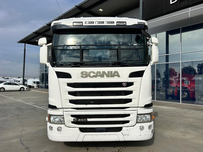 2017 Scania G Series 490 WHITE