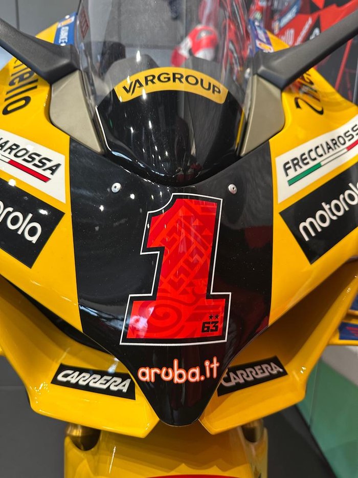2024 Ducati Panigale V4 Bagnaia 2023 World Champion Replica Panigale V4 Yellow