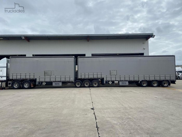 2021 Krueger B-Double(36 Pallet) Drop Deck Tautliner