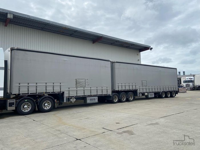 2021 Krueger B-Double(36 Pallet) Drop Deck Tautliner