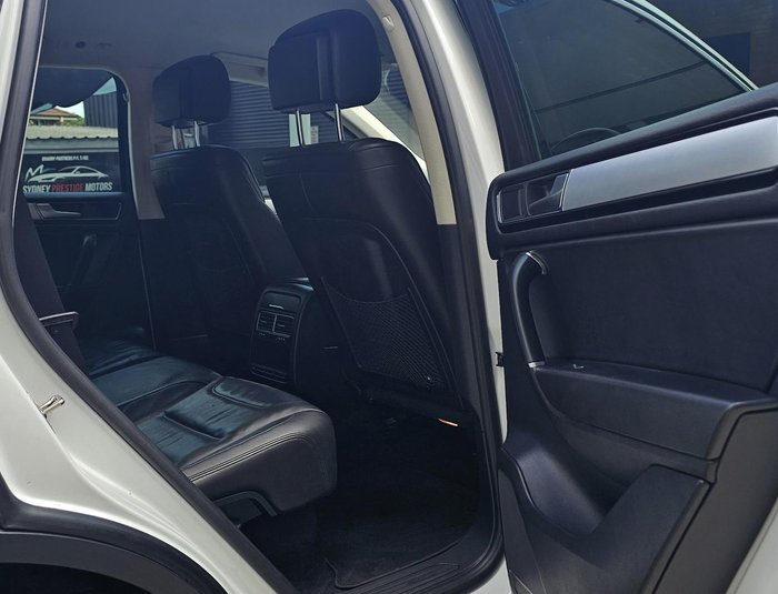 2015 Volkswagen Touareg 150TDI 7P MY15 Four Wheel Drive Pure White