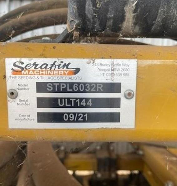0 SERAFIN ULTISOW 6M 32 ROW RIGID LINKAGE BAR USED YELLOW