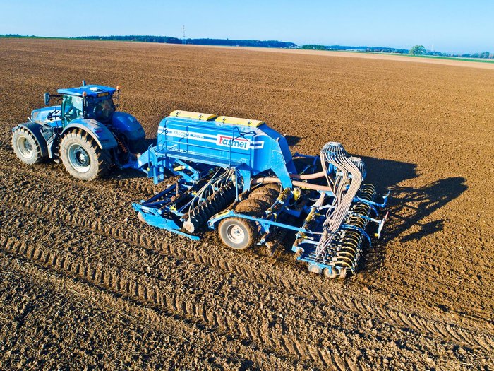 0 Farmet Falcon Pro + Fert 6.0M Trailed Air Seeder BLUE