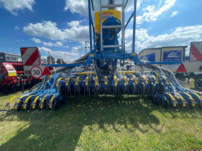 0 Farmet Falcon Pro + Fert 6.0M Trailed Air Seeder BLUE