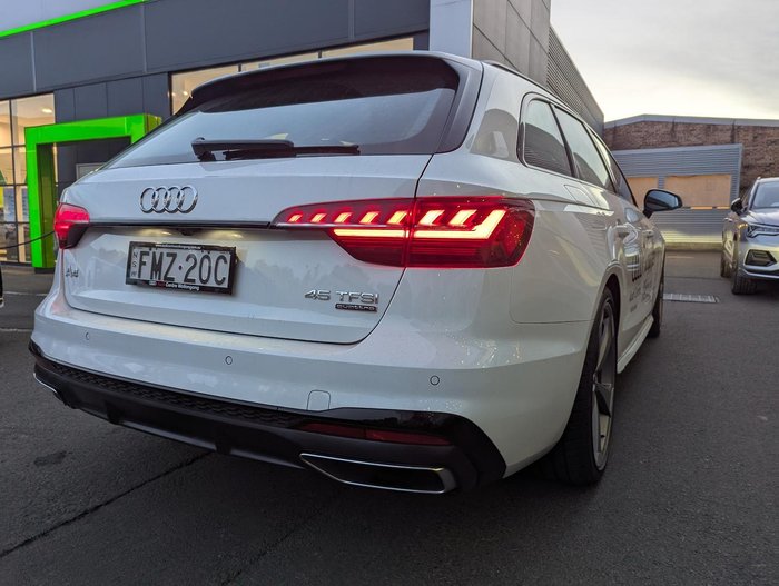 2024 Audi A4 45 TFSI S line B9 MY24 Four Wheel Drive Glacier White