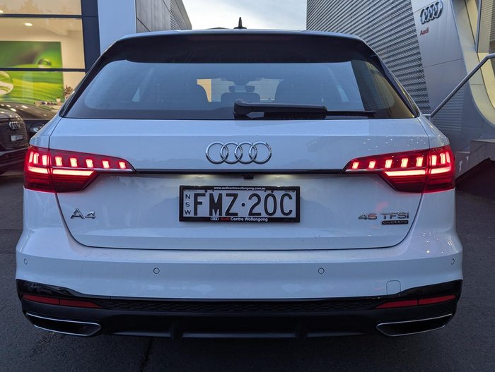 2024 Audi A4 45 TFSI S line B9 MY24 Four Wheel Drive Glacier White