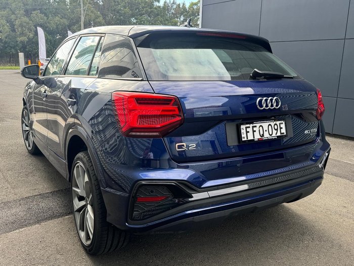 2023 Audi Q2 40 TFSI S line GA MY24 Four Wheel Drive Navarra Blue