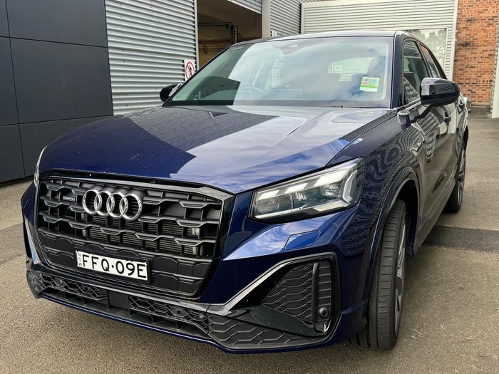 2023 Audi Q2 40 TFSI S line GA MY24 Four Wheel Drive Navarra Blue