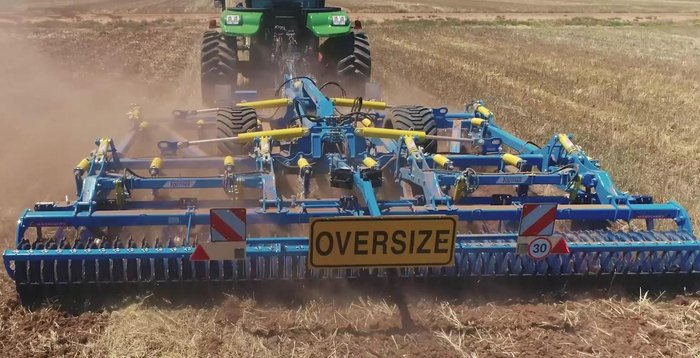 0 FARMET TRITON 600PS COMBINED DISC CULTIVATOR BLUE