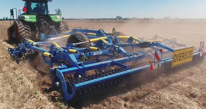 0 FARMET TRITON 600PS COMBINED DISC CULTIVATOR BLUE
