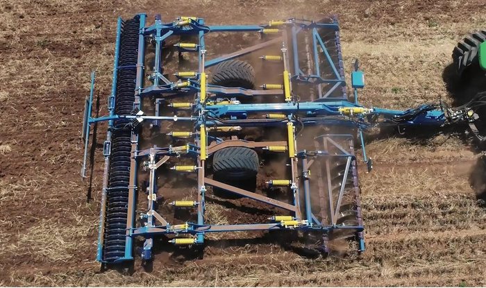 0 FARMET TRITON 600PS COMBINED DISC CULTIVATOR BLUE