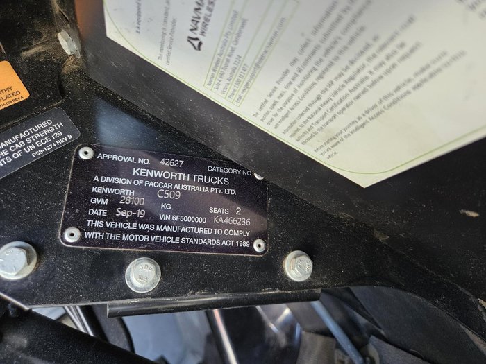 2019 Kenworth C509 50