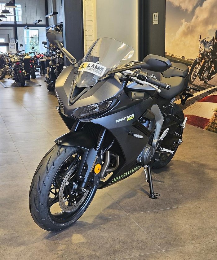2025 Triumph Daytona 660 LAMS Daytona Black