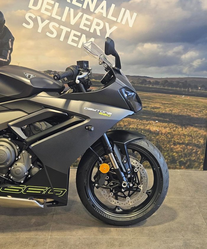 2025 Triumph Daytona 660 LAMS Daytona Black