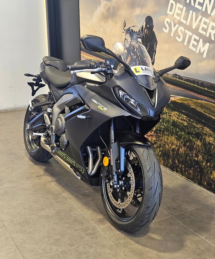 2025 Triumph Daytona 660 LAMS Daytona Black