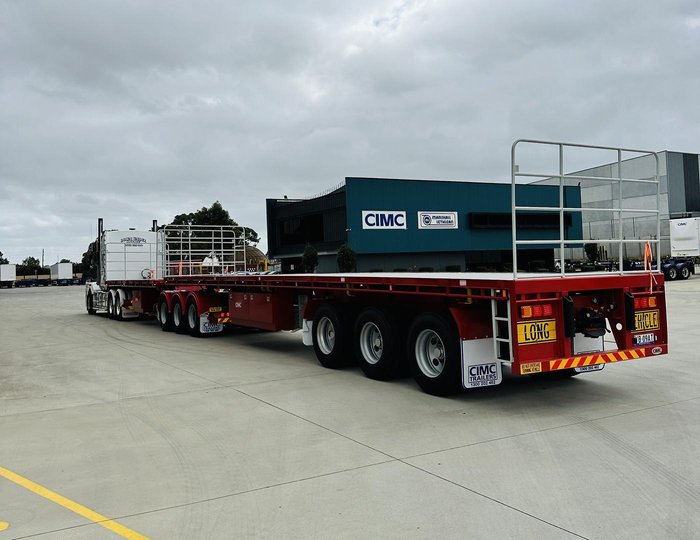 2026 CIMC 34 Pallet Flat Top Bdouble