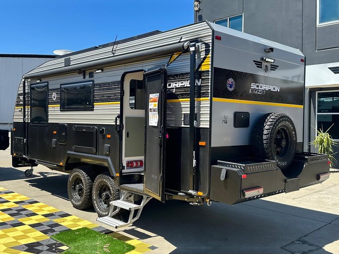 2025 JB Caravans Scorpion Sting 20'6 Rear Door