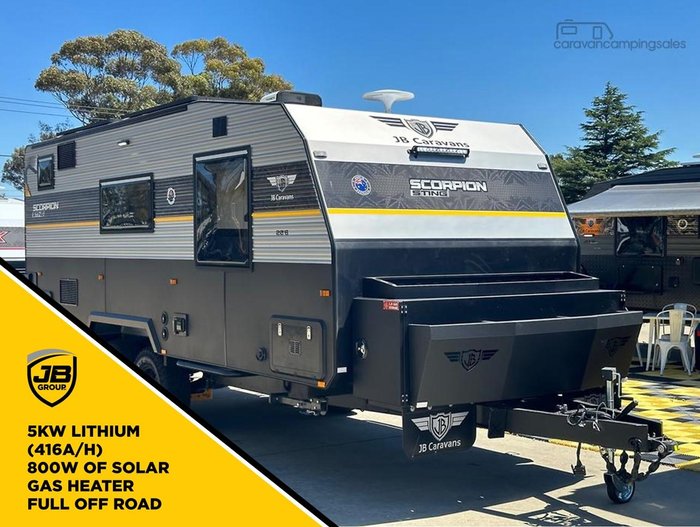 2025 JB Caravans Scorpion Sting 20'6 Rear Door