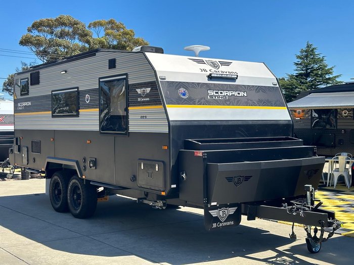 2025 JB Caravans Scorpion Sting 20'6 Rear Door