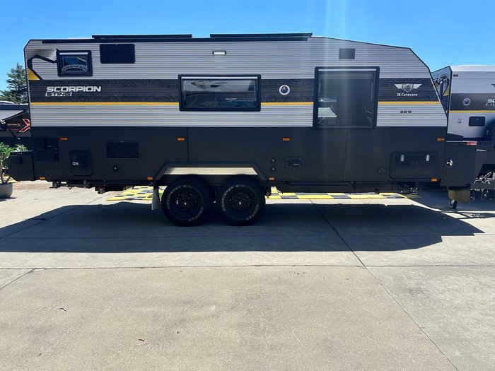2025 JB Caravans Scorpion Sting 20'6 Rear Door