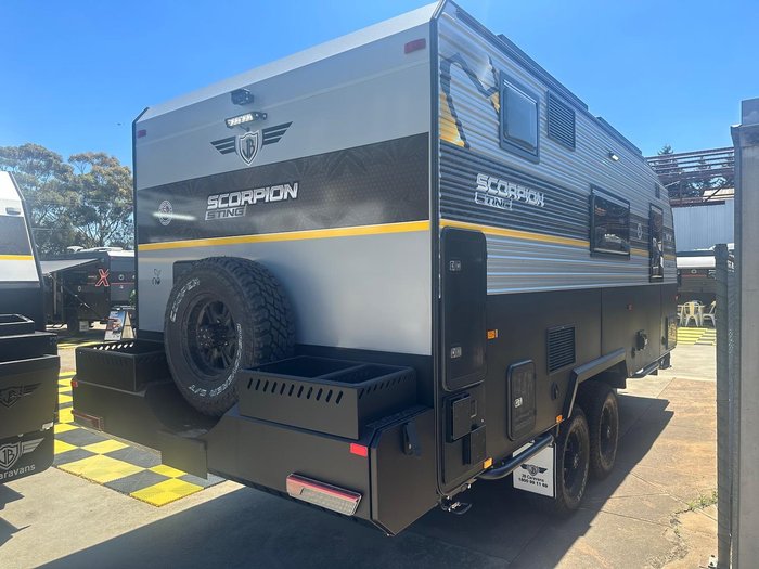 2025 JB Caravans Scorpion Sting 19'6 Front Door