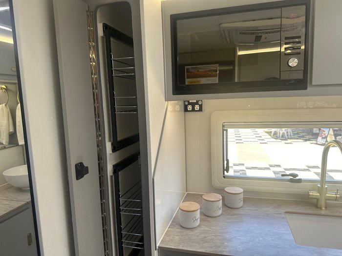 2025 JB Caravans Scorpion Sting 19'6 Front Door